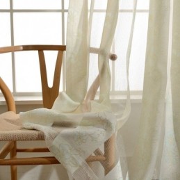 Enkel Lantlig Skir Gardin...