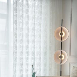 Blommiga Tyllgardiner, Eleganta Vita Voilegardiner, Måttbeställda Persienner, Persienner, För Vardagsrum