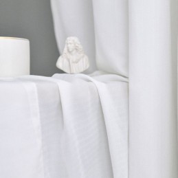 Vita Tyllgardiner För Sovrum, Transparenta Voilegardiner, Enfärgade