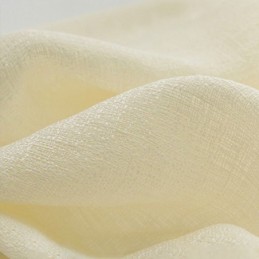 Gardiner I Bomullslinne Och Tyll För Vardagsrum, Enfärgade, Café