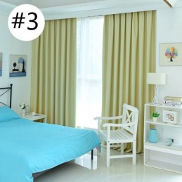 Enfärgade Mörkläggningsgardiner Värmeisolerande Draperier För Vardagsrum