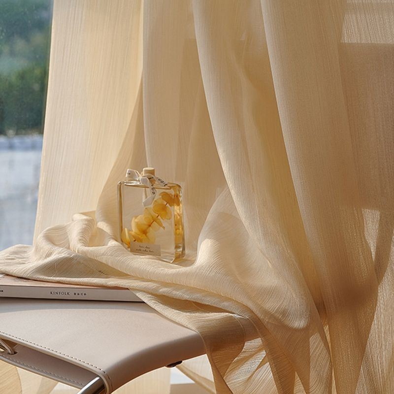 Modern Jacquard-Skärmgardin I Tyll, Måttbeställd Gardin För Vardagsrum/Sovrum