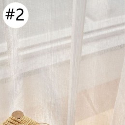 Modern Jacquard-Skärmgardin I Tyll, Måttbeställd Gardin För Vardagsrum/Sovrum