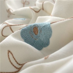 Japanska Enkel Gardiner Måttbeställda Gardiner Ny Broderi