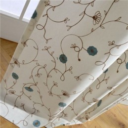 Japanska Enkel Gardiner Måttbeställda Gardiner Ny Broderi