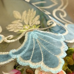 Europeisk Elegans, Skir Gardin, Måttbeställd Gardinpanel För Vardagsrum/Sovrum