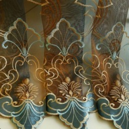 Broderad Gardin, Måttbeställd, Lyxiga Skärmgardiner För Vardagsrum Och Sovrum