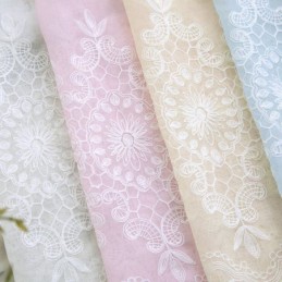 Andningsbar Transparent Gardin, Måttbeställd Gardin, Dekorativ Tyllvoile För Vardagsrum, Europeisk