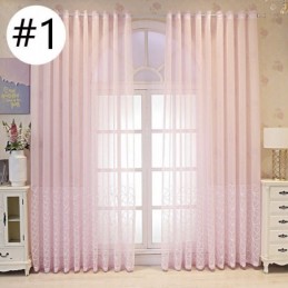 Dekorativ Fönsterskärm Broderad Skir Gardin Måttbeställd Gardin För Vardagsrum