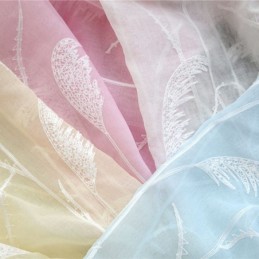 Dekorativa Fönsterskärmar Broderade Tyllgardiner För Vardagsrum