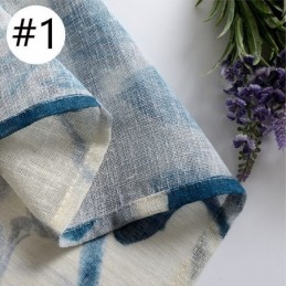 Lövtryckt Gardin Måttbeställd Gardin Tyll Transparent För Vardagsrum/Sovrum