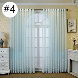 Lyxig Broderad Fönsterskärm För Vardagsrum/Matsal, Måttbeställd Gardin