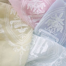 Måttbeställda Gardiner, Transparent Broderat Fönsternät För Vardagsrum/Sovrum