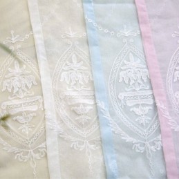 Måttbeställda Gardiner, Transparent Broderat Fönsternät För Vardagsrum/Sovrum