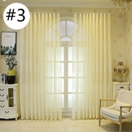 Dekorativ Fönsterskärm Med Växttryck, Broderad, Skir Gardin, Måttbeställd Gardin För Vardagsrum