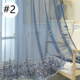 Dekorativa Fönsterskärmar Broderade Tyllgardiner För Vardagsrum