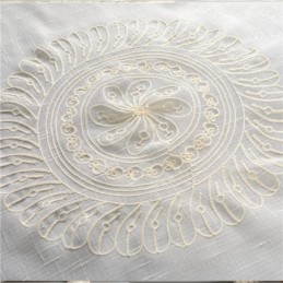 Blombroderade Tyllgardiner Skira Fönsterskärmar För Vardagsrum/Sovrum