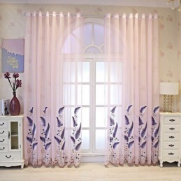 Dekorativ Fönsterskärm Med...