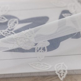 Modern Blommönstergardin Måttbeställd Gardin I Tyll, Transparent För Vardagsrum, Sovrum