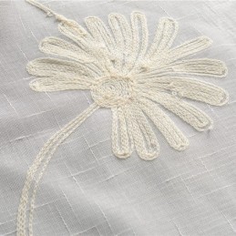 Lyxig Broderade Löv Tyllgardin, Måttbeställd Gardin För Vardagsrum/Sovrum