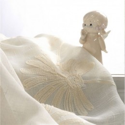 Lyxig Broderade Löv Tyllgardin, Måttbeställd Gardin För Vardagsrum/Sovrum