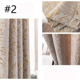 Modern Måttbeställd Gardin I Jacquard Med Mörkläggningsgardiner För Vardagsrum