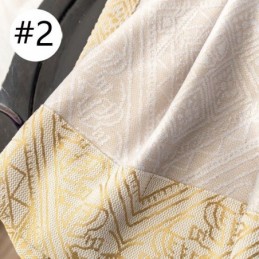 Lyxig Geometrisk Gardin, Måttbeställd Gardin, Jacquard Mörkläggningsgardiner För Vardagsrum Och Sovrum