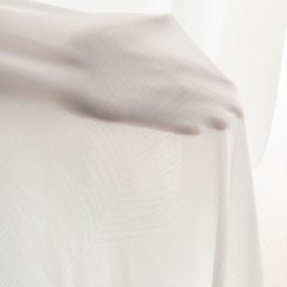 Modern Vit Tyllgardin Måttbeställd Fjädergardin För Vardagsrum