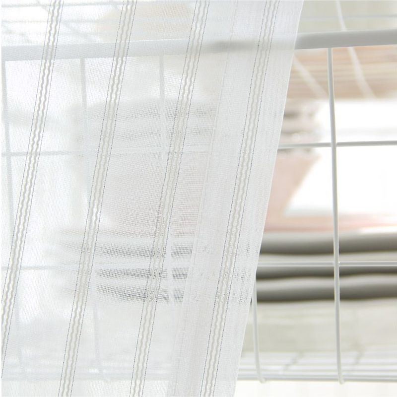 Moderna Broderade, Skira Voilegardiner, Nordisk Tyllgardin, Måttbeställd Gardin För Vardagsrum