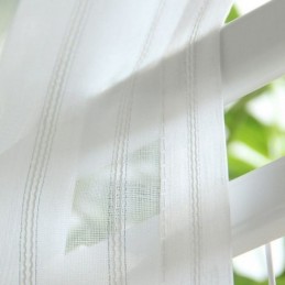 Moderna Broderade, Skira Voilegardiner, Nordisk Tyllgardin, Måttbeställd Gardin För Vardagsrum