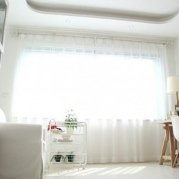 Moderna Broderade, Skira Voilegardiner, Nordisk Tyllgardin, Måttbeställd Gardin För Vardagsrum