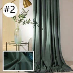 Nordisk Stil, Enfärgad Hotellflanell, Mörkläggningsgardin, Måttbeställd Gardin