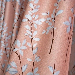 Mörkläggningsgardin Måttbeställd Gardin I Amerikansk Stil Med Växttryck