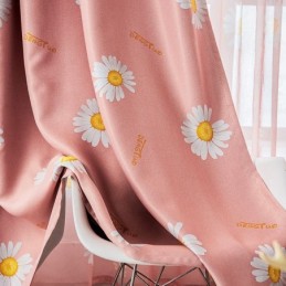 Mörkläggningsgardin Måttbeställd Gardin Med Amerikanskt Blommönster