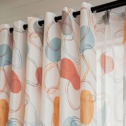 Gardinernordic Styleovala Mönstrade Gardiner