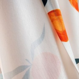 Måttbeställd Gardin Gardin I Nordisk Stil Med Frukttryck