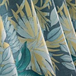 Amerikansk Gardin Måttbeställd Gardin Med Växttryck