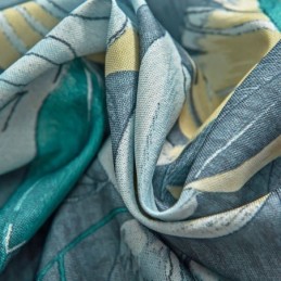 Amerikansk Gardin Måttbeställd Gardin Med Växttryck