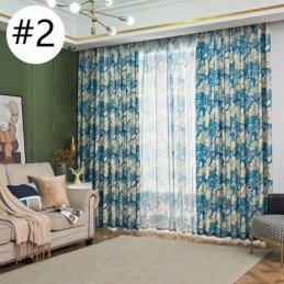 Amerikansk Gardin Måttbeställd Gardin Med Växttryck