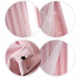 Fresh Max Mörkläggningsgardin Måttbeställd Gardin Ihålig Stjärna Med Transparent Gardin, Barnrum