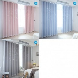 Fresh Max Mörkläggningsgardin Måttbeställd Gardin Ihålig Stjärna Med Transparent Gardin, Barnrum