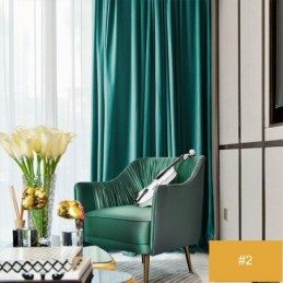 Halvmörkläggande Holländska Sammetsgardiner I Japansk Stil