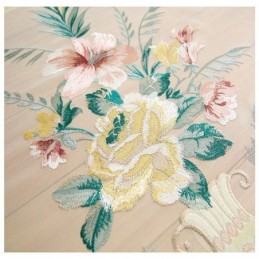 Andningsbar Broderad Transparent Gardin Måttbeställd Gardin Lyxig Amerikansk Fönsterbehandling