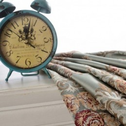 Klassisk Max Mörkläggningsgardin Måttbeställd Präglad Simulering Jacquard Sovrum