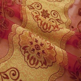 Minimalistisk Klassisk Voilegardin Måttbeställd Gardin Europeisk Jacquard Vardagsrumsfönster