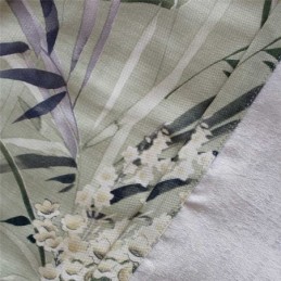 Grön Bambugardin Måttbeställd Modern Tryck Halvmörkläggningsgardin Vardagsrum Sovrum Barn