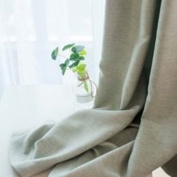 Enfärgad Grön Mörkläggningsgardin Måttbeställd Gardin Modern Enkel Vardagsrumssovrum Tyg