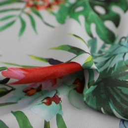 Mörkläggningsgardin Med Flamingomotiv, Måttbeställd Gardin, Måttbeställd Gardin, Djurtema Med Djungeltema