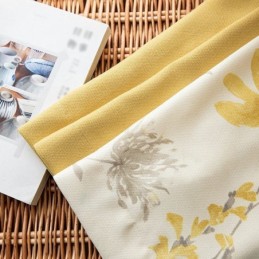 Chevron Mörkläggningsgardiner Amerikansk Blommosaik