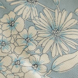 Gardiner I Amerikansk Stil Med Blommönster